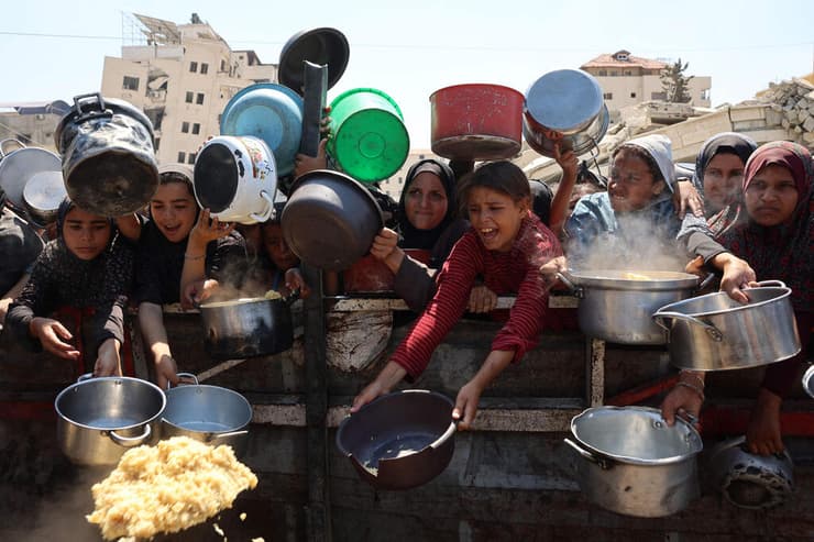 חלוקת מזון בעזה
