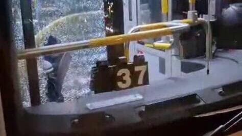 האוטובוס בו קרתה התקיפה