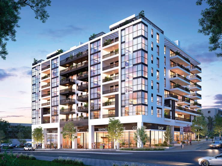 אוסישקין 11-9, רמת השרון (הדמיה: evolve media) אוסישקין 11-9, רמת השרון