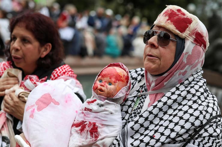 אוסטרליה הפגנות פרו פלסטיניות נגד ישראל סידני