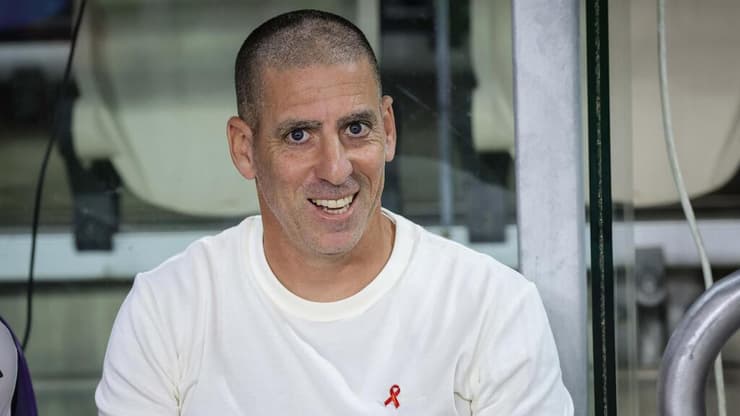 קרוב לצרף בלם. קוז'וך (צילום: עוז מועלם) מכבי נתניה - הפועל באר-שבע רן קוז'וך