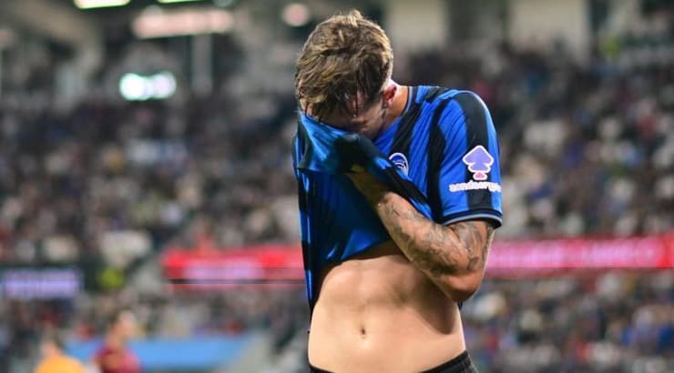 דניאל מלדיני מאוכזב. אטאלנטה ניצלה (רויטרס) דניאל מלדיני מאוכזב. אטאלנטה ניצלה