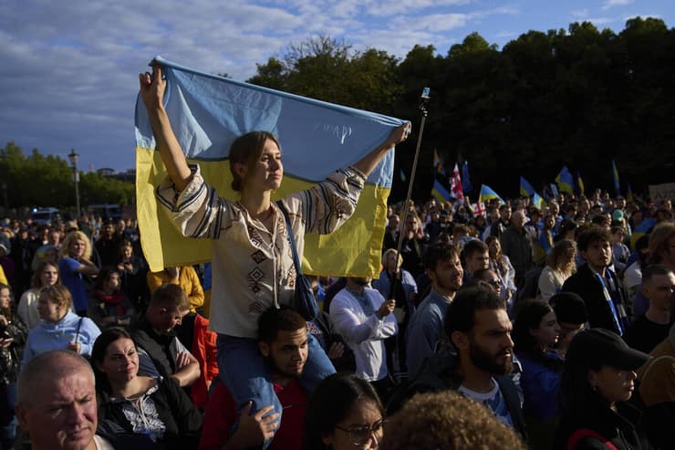 מציינים ב ברלין את יום העצמאות של אוקראינה