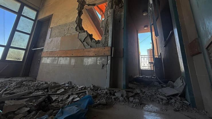 זירת התקיפה בבית חולים נאסר