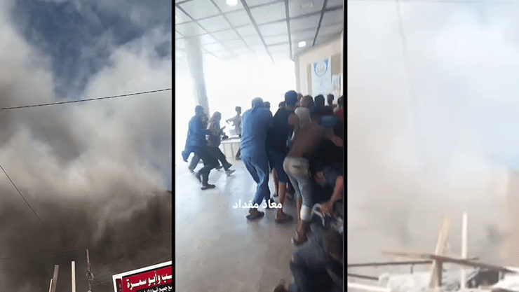 תקיפה באחת הקומות בביה"ח נאסר