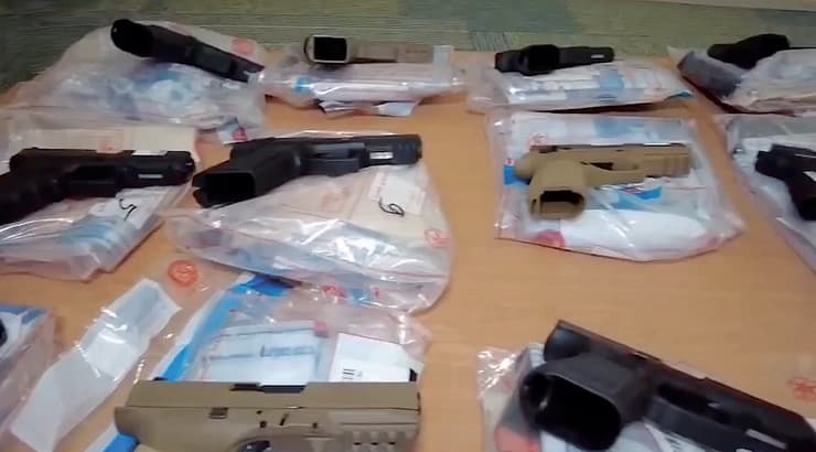 נשק שנתפס במסגרת הפעלת "האציל"