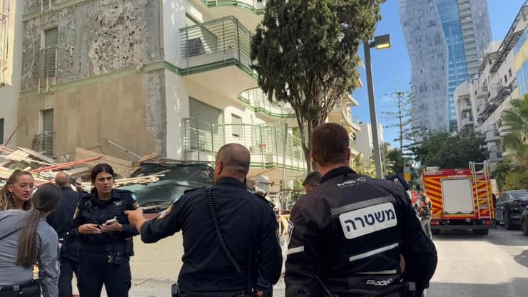 אירוע קריסת פיגומים בתל אביב