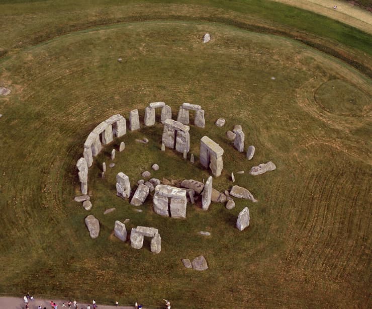 צילום אווירי של הסטונהנג'