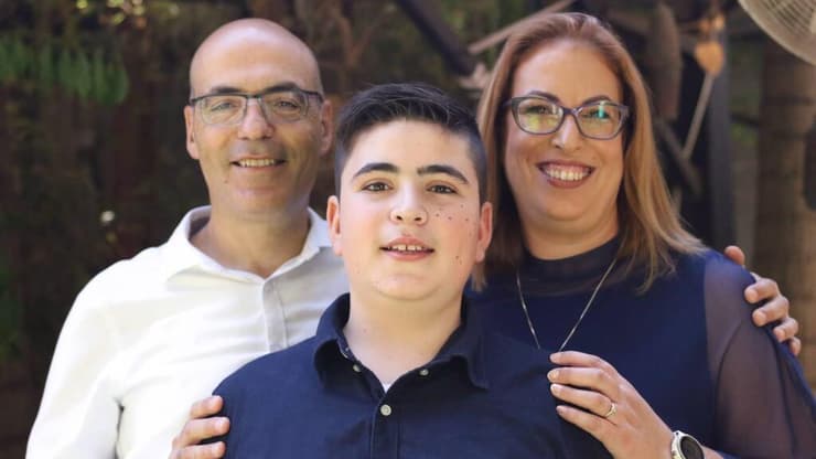 טלי ועמית קפלן והבן עידו שמאובחן עם מחלת דושן-בקר