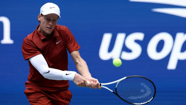 רוצה להגן על התואר. סינר (צילום: Sarah Stier/Getty Images/AFP ) יאניק סינר