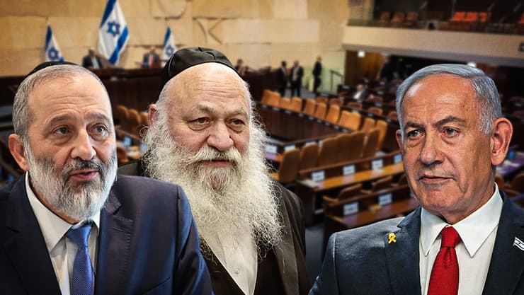 דרעי, גולדקנופף ונתניהו. "עם מי היית מנהל את המדינה? עם גולן, בנט ולפיד?" 