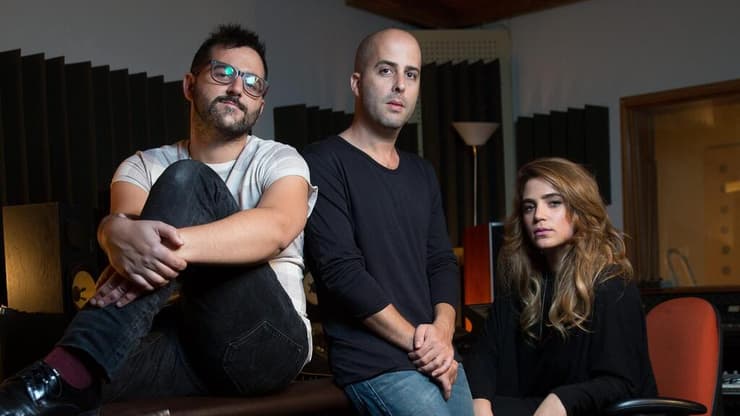 מימין לשמאל: אדר גולד, עילי בוטנר ואוהד שרגאי, ב-2014