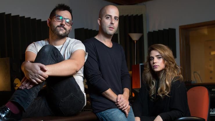 "מה שקרה קשור רק לשניהם ולעילי". מימין לשמאל: אדר גולד, עילי בוטנר ואוהד שרגאי, ב-2014 (צילום: טל שחר) מימין לשמאל: אדר גולד, עילי בוטנר ואוהד שרגאי, ב-2014