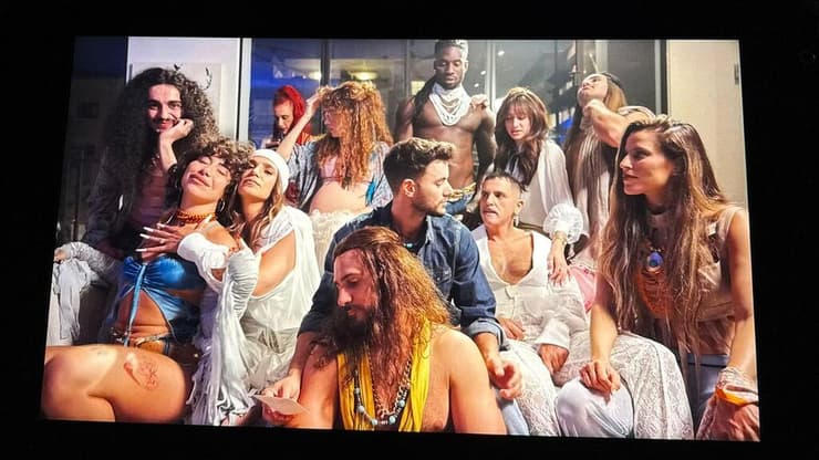 מתוך הצילומים לפרומו של המחזמר "שיער"