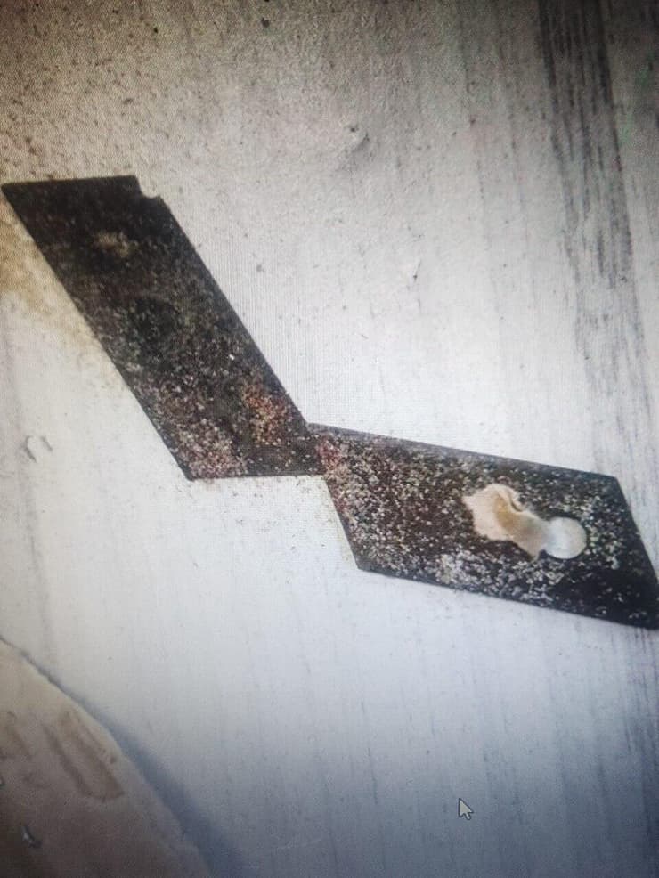 הסכין בה השתמש החשוד בדקירת מתרחצים בחוף הגולשים בתל אביב