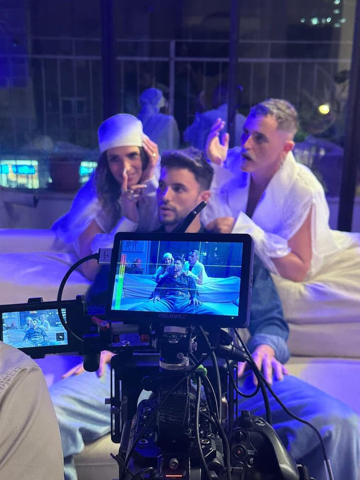 מתוך הצילומים לפרומו של המחזמר "שיער"