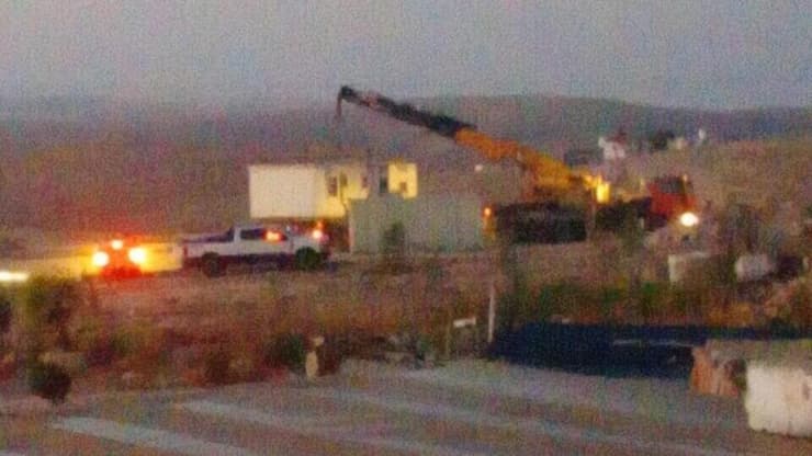 תושבי כרמל הציבו מבנים בשטח בו נורה הפלסטיני עודה אלהדאלין באום אל חיר