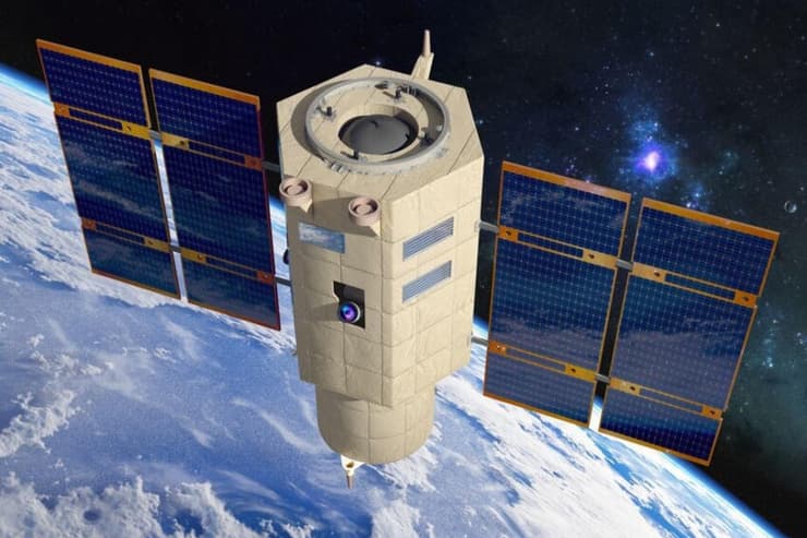 אחת ממצלמות החלל המתקדמות בעולם. הדמיה של לוויין NAOS עם המצלמה של אלביט בחלל 