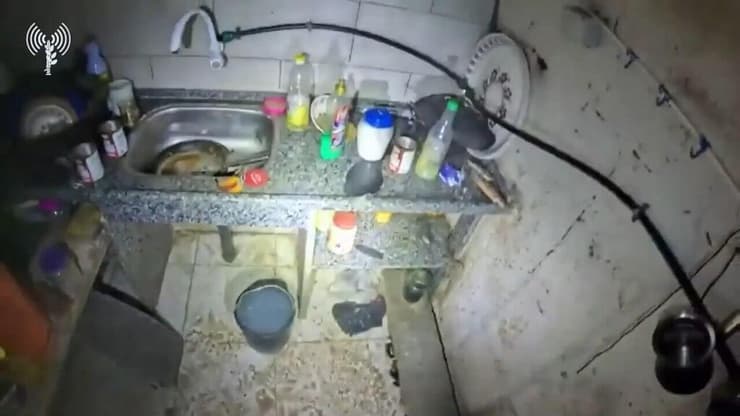 תיעוד מתוך המנהרה התת-קרקעית שאותרה במרחב 'זייתון