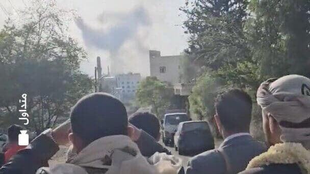 תיעוד מהתקיפות בצנעא תיעוד מהתקיפות בצנעא