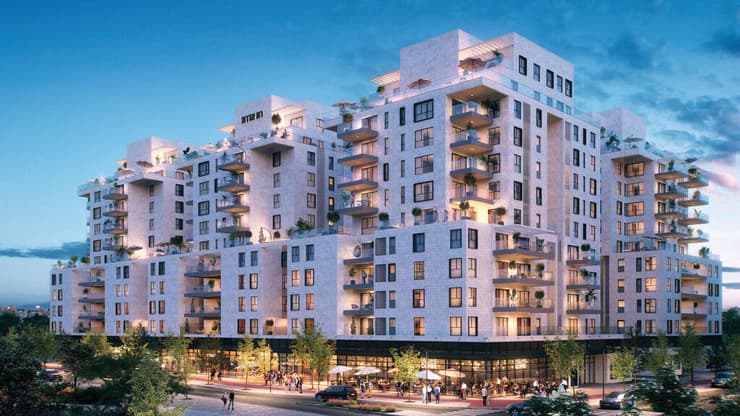 אדרת ברובע הבינלאומי לוד ניר-צבי (הדמיה: 3DIVISION) אדרת ברובע הבינלאומי לוד ניר-צבי