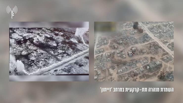 תיעוד מהשמדת המנהרה שאותרה במרחב ׳זייתון׳