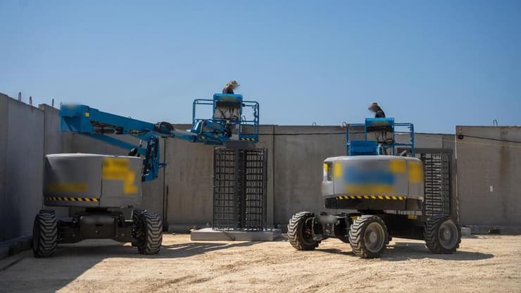 תיעוד מתהליכי הקמת מתחמי חלוקת הסיוע ההומניטרי ברצועת עזה