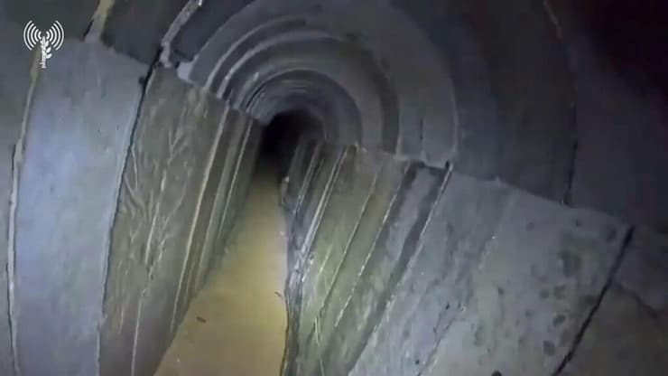 תיעוד מתוך המנהרה התת-קרקעית שאותרה במרחב 'זייתון