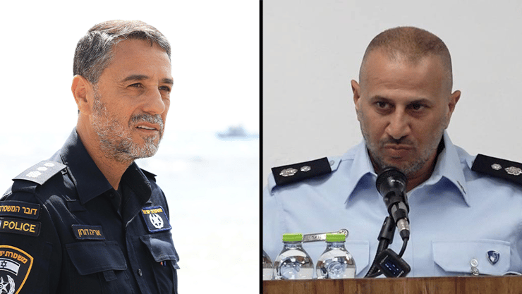 סנ"צ נגאר ונצ"מ דורון (צילום: דוברות המשטרה) אריה דורון ניר נגאר