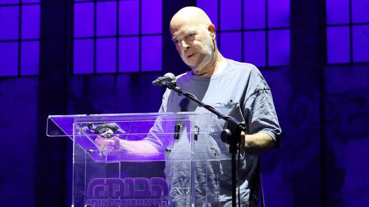 איתן צור בטקס האשכבה של רמי הויברגר ז"ל