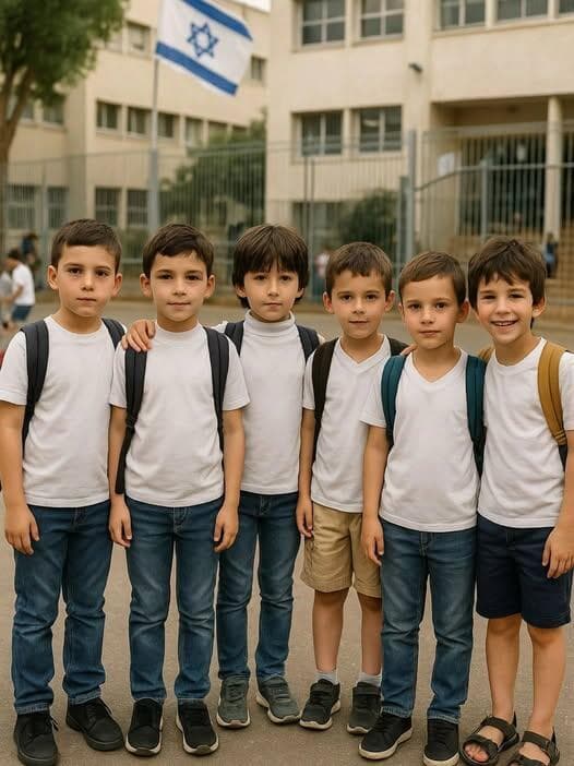 תמונה של ילדים ב-AI שהעלה משרד החינוך