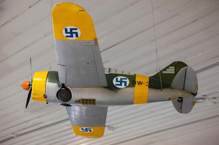 מטוס מטוס פיני מסוג Fokker D.XXI, שהיה בשימוש חיל האוויר הפיני במהלך מלחמת העולם השנייה