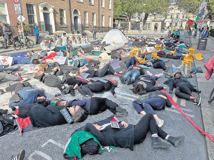 הפגנות פרו-פלסטיניות בדבלין