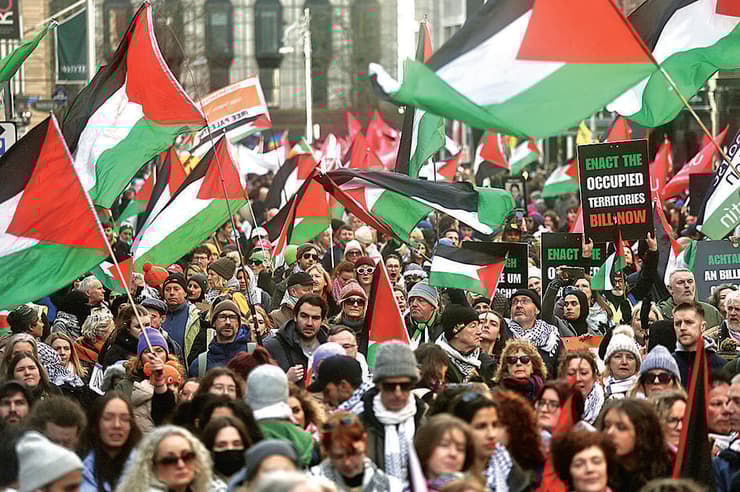הפגנות פרו-פלסטיניות בדבלין