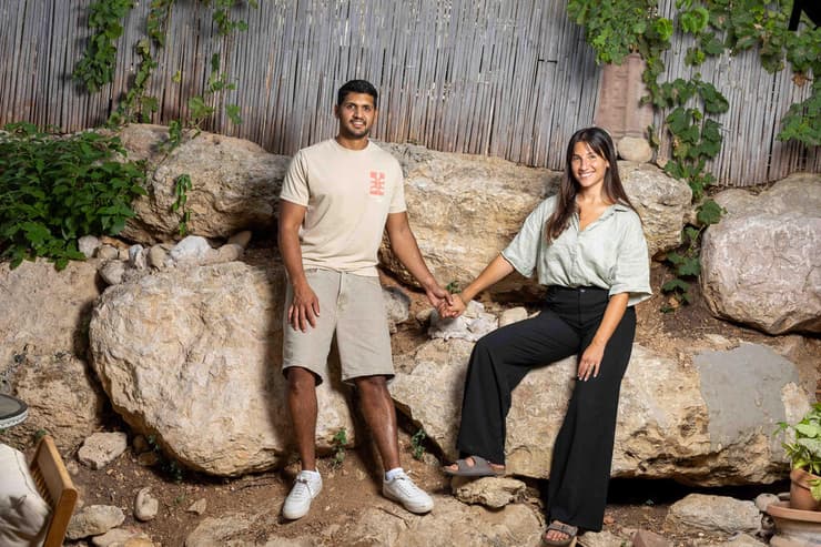 זיו פלג ורותם הלין (צילום: טל שחר) זיו פלג ורותם הלין