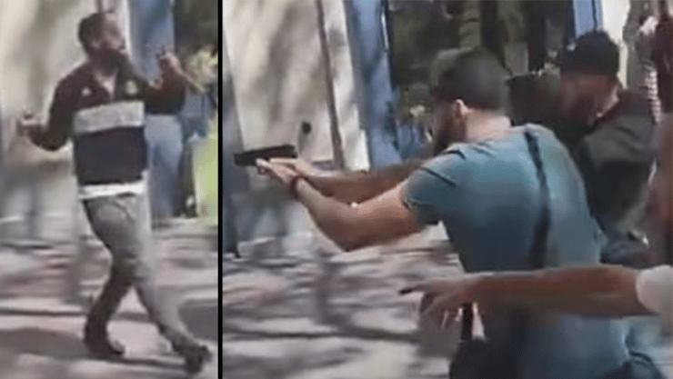 רגעים לפני נטרול הדוקר במארסיי צרפת פיגוע דקירה ב מארסיי ה מחבל נוטרל