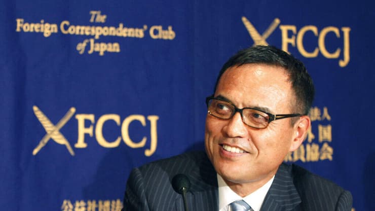 נינאמי. הסכים להתפטר מסיבות אישיות (צילום: AP) יו"ר ומנכ"ל סאנטורי הולדינגס, טאקשי נינאמי