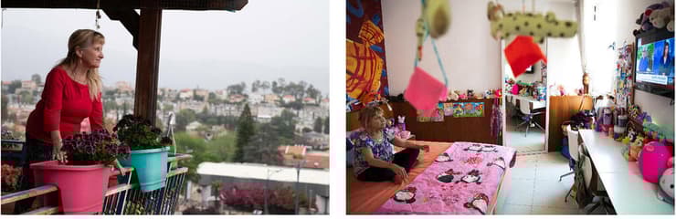 שולה אטיה במלון בירושלים ובביתה בק"ש 