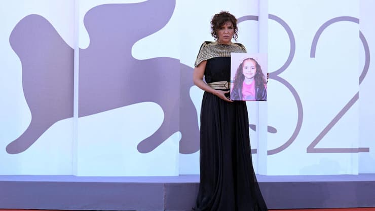 כאותר בן הניה, במאית הסרט "הקול של הינד רג'אב" בפסטיבל ונציה