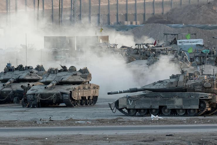 כוחות צה"ל בגבול רצועת עזה