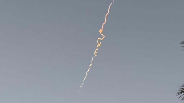 יירוט טיל חות'י (צילום: עמית בנעים) יירוט טיל חות'י