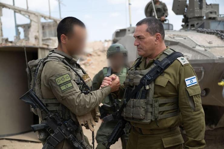 הרמטכ"ל רב אלוף אייל זמיר בסיור שטח ברצועת עזה