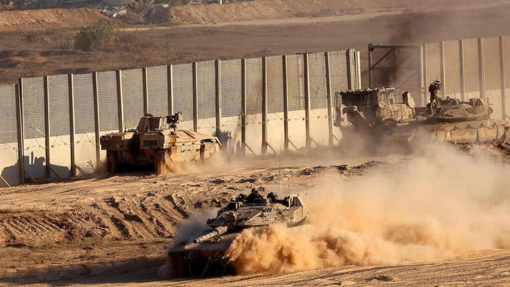 כוחות צה"ל בגבול רצועת עזה