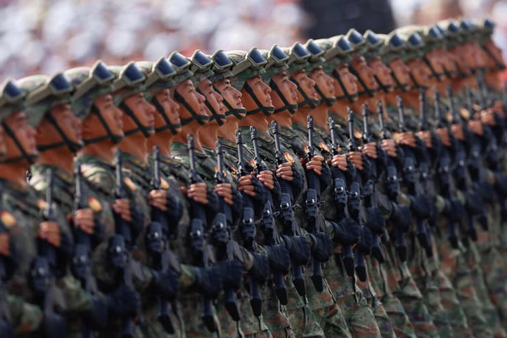 סין בייג'ינג מצעד צבאי 80 שנה ל מלחמת העולם השנייה