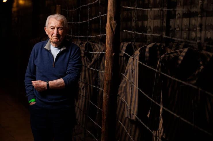 דיוויד שכטר. מתוך הפרויקט ב"ידיעות אחרונות" ביום השואה