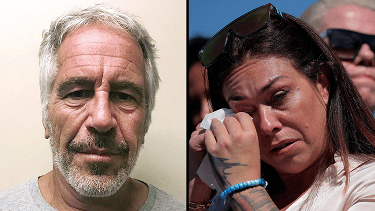 היילי רובסון, אחת הקורבנות של אפשטיין, שדיברה מחוץ לקפיטול: "חיכינו 20 שנה, אנחנו יודעות מי מעורב" (צילום: AP) היילי רובסון , ג'פרי אפשטיין