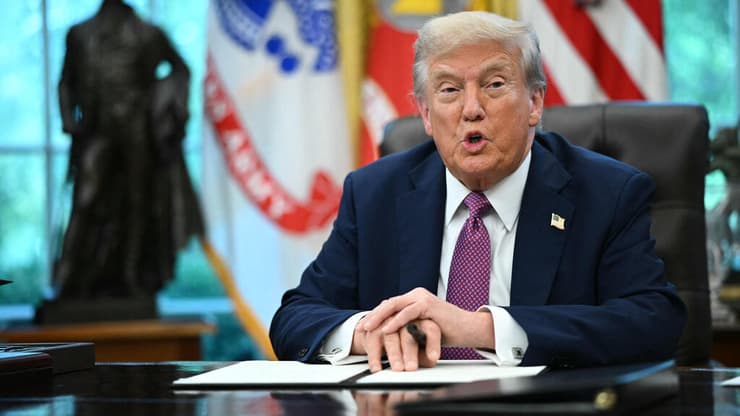 נשיא ארה"ב טראמפ 