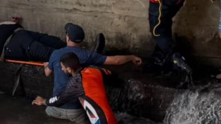 זירת תאונת הדרכים בכביש 918