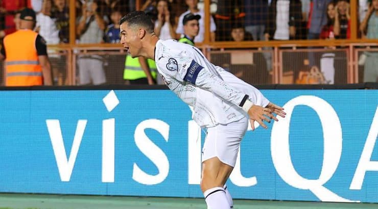 כריסטיאנו רונאלדו חוגג