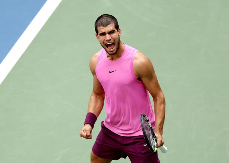 הטניסאי הספרדי קרלוס אלקראס